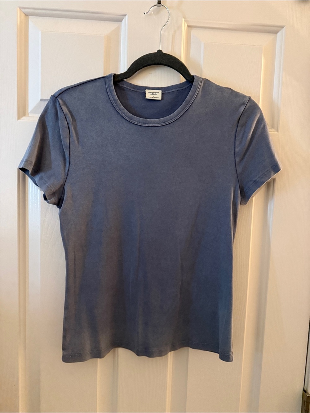 Abercrombie & Fitch Faded Blue Short Sleeve Crew Tee